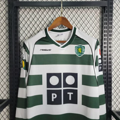 Camisa Retrô - Sporting Lisboa 2002